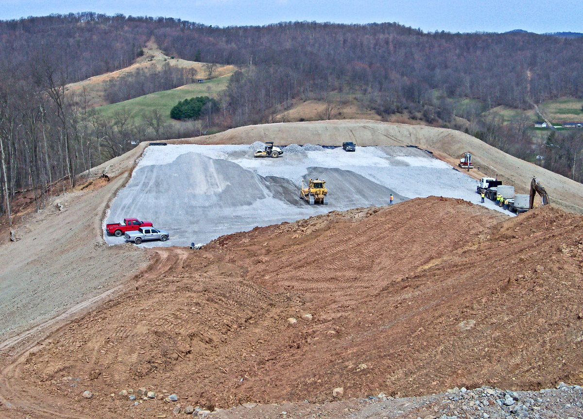 Well Pad Under Construction in Doddridge County, WV